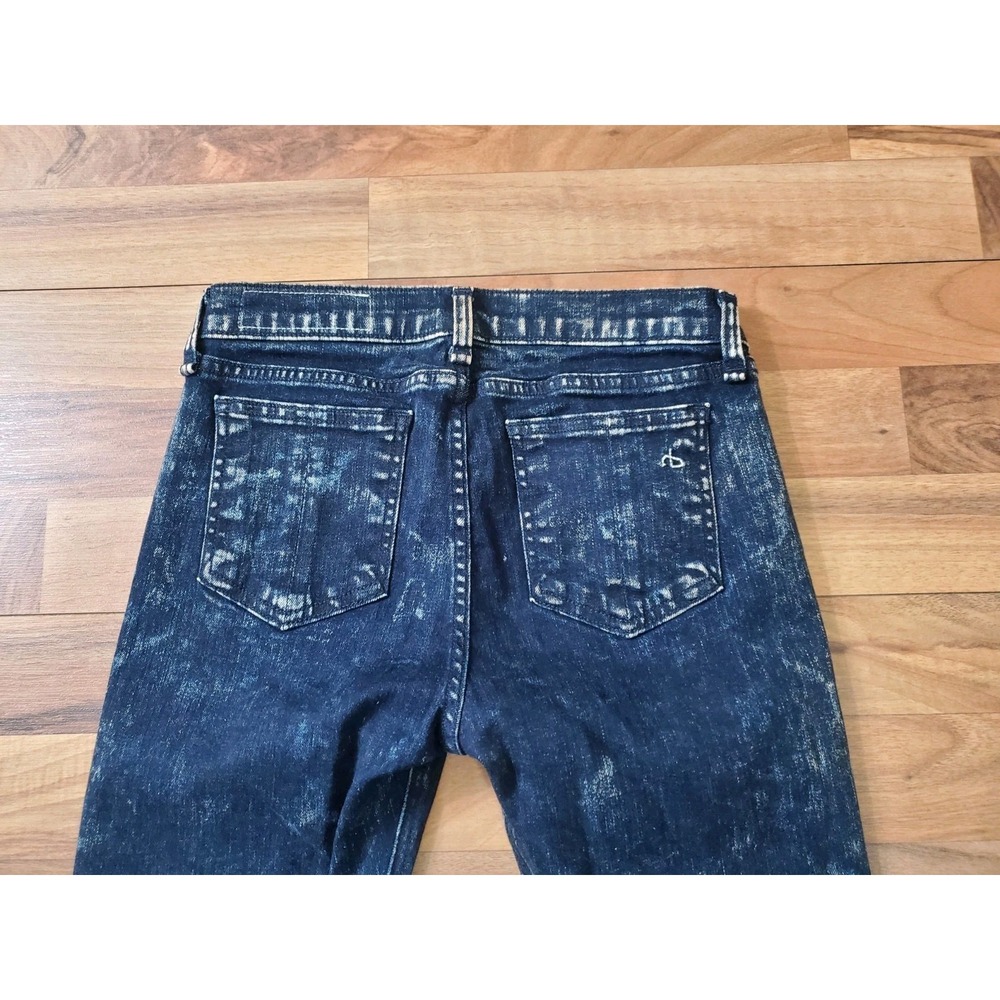 Rag & Bone Women's The Skinny Jean Washed Dark Blue Size 26 - Picture 12 of 12